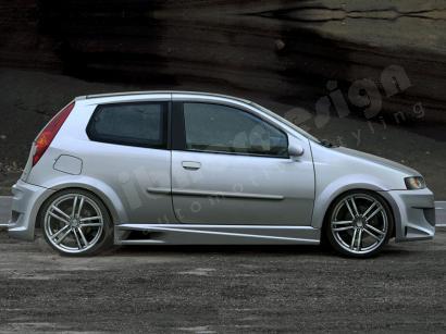 Coppia minigonne PUNTO MK2 99->03 3 porte Tuning