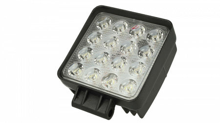 Faro Led Supplementare Profondita 12V 24V 36V 48V 60V 48W Quadrato Super Lumino