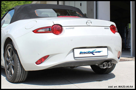 MX-5 2017-- 1.5 (131CV) CABRIO Posteriore con uscita 2 x diam. 80 RACING
