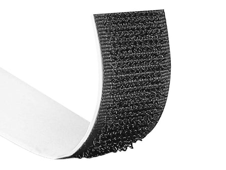 Nastro Di Velcro Con Adesivo Nero Misura 1cmX6m Per Zanzariera Solo Parte Hook