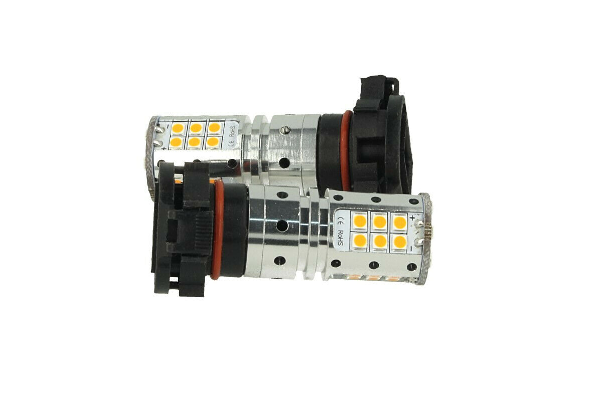 Coppia Lampade Led PSY24W Canbus Arancione 12V 25W Reale A1 A3 A6 Q5 vag