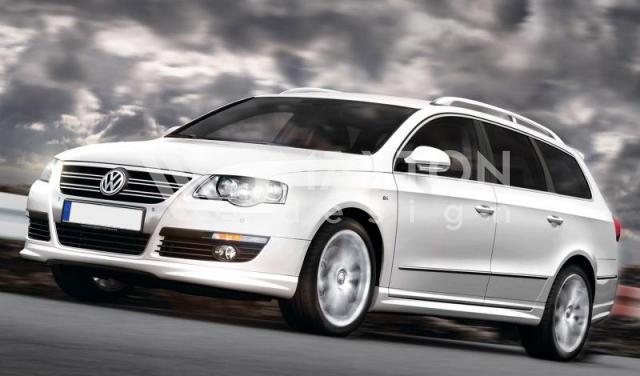 Passat B6 3C 2005-2010 Coppia Minigonne Laterali Tuning R line look