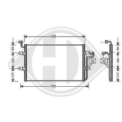 Condensatore clima IBIZA 06/1999