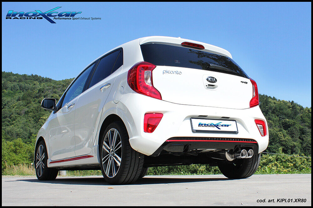PICANTO GT-LINE 1.0 TGDI (100CV) 2018-- Terminale silenziato con uscita 2 x
