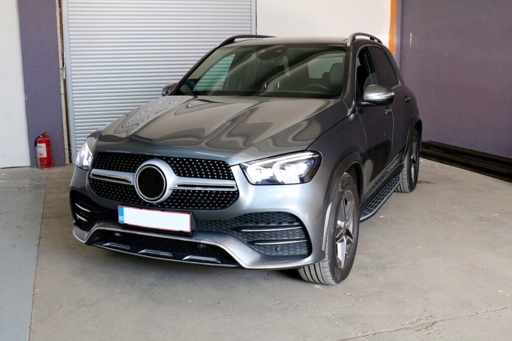 Coppia Set pedane gradini TUNING laterali GLE W167 SUV acciaio ABS