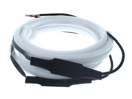 Coppia Tubo Neon Striscia Led Auto 60cm Bicolor Flessibile Freccia Dinamica univ