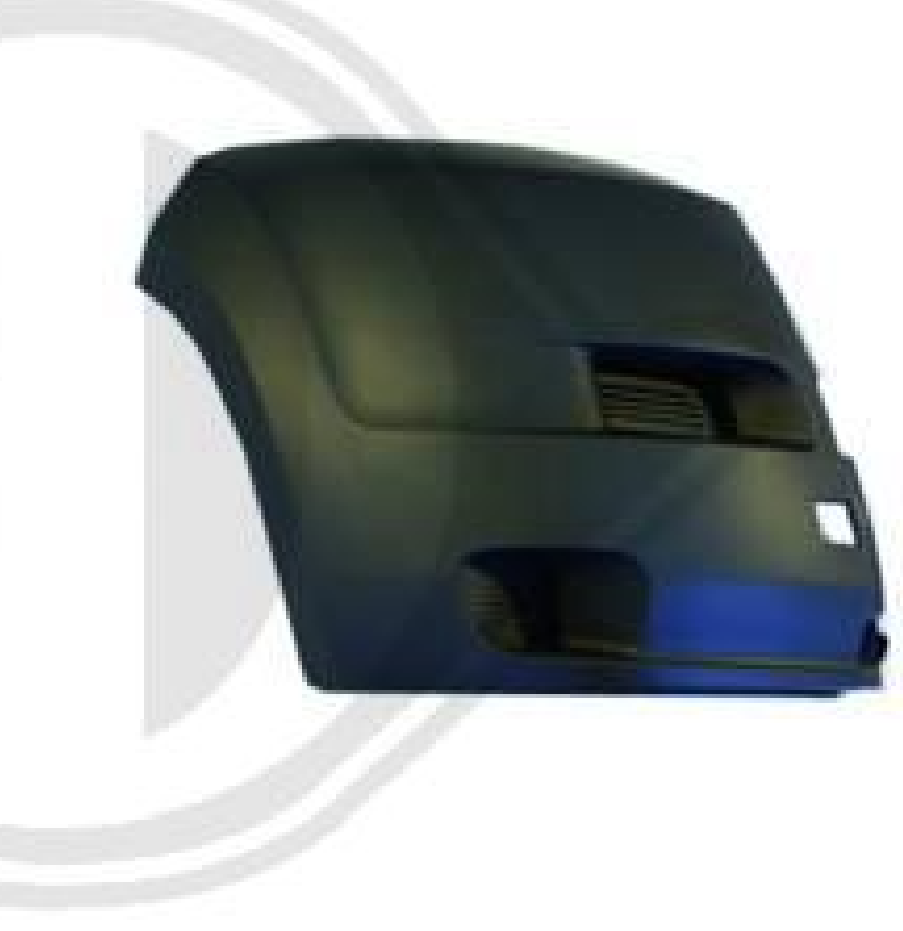 Paraurti anteriore Destro DUCATO 06- nero con prestampaggio fendinebbia no