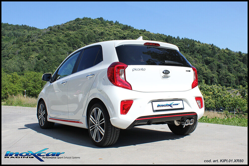 PICANTO GT-LINE 1.0 TGDI (100CV) 2018-- Terminale silenziato con uscita 2 x