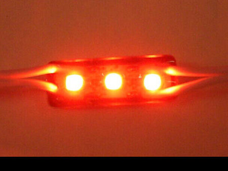 Modulo Mattone LED 3 SMD Rosso Per Personalizzare Insegna a <p