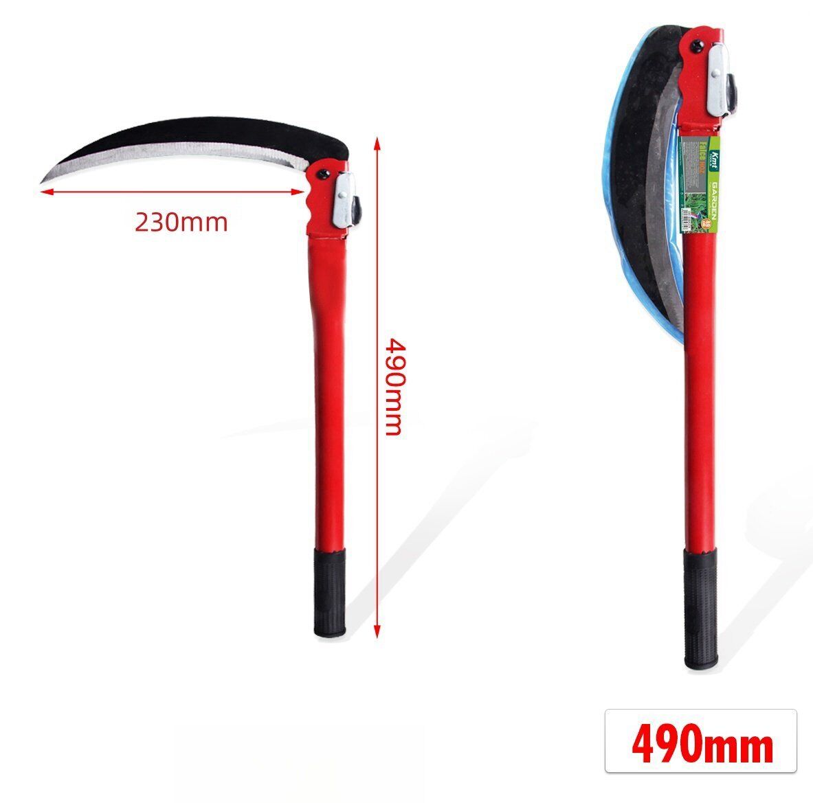 Falce Pieghevole 49cm , Lama 23c&igrave;m Alto Giardinaggio Multiuso da Erba