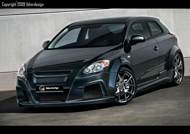Passaruota anteriori allargati Cee`d S Coupe 07-> T