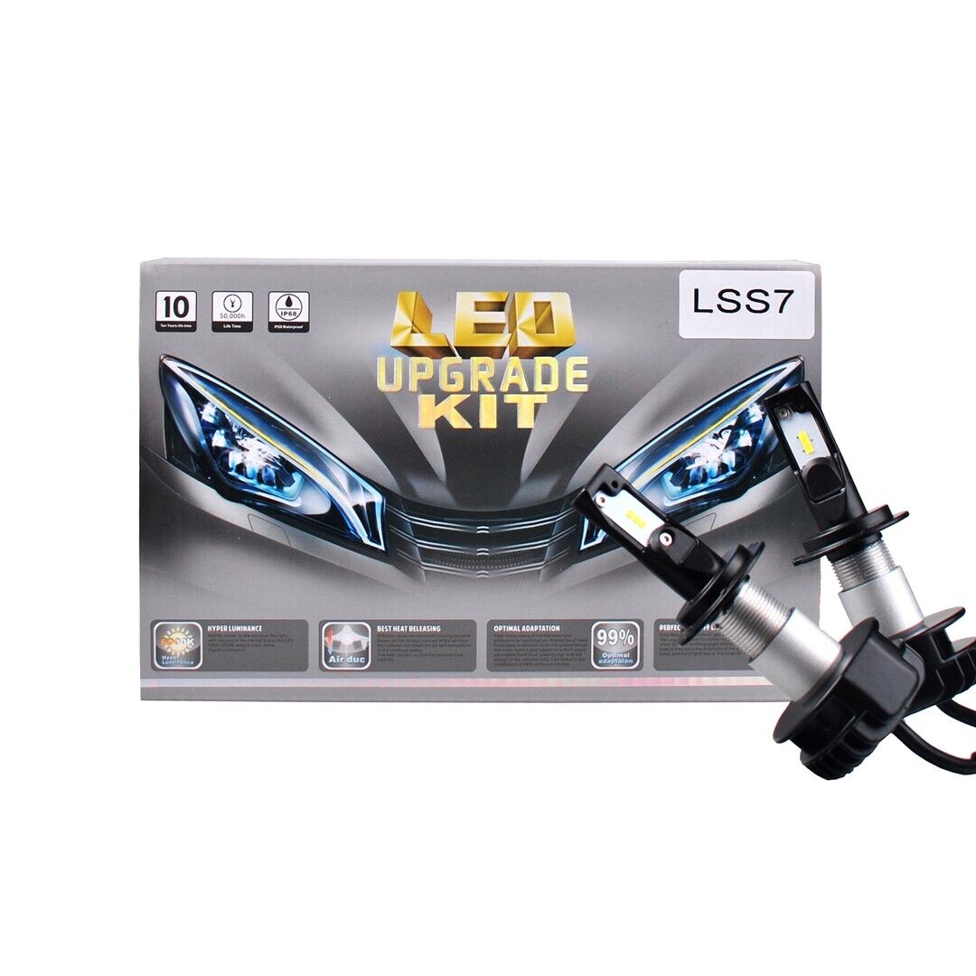 Coppia kit conversione Fari Lampade Lampadìne Full LED Cree h7 9 - 33V 5200 Lm