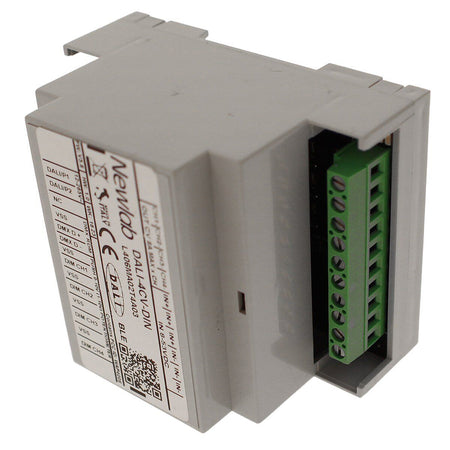 NEWLAB DALI-4CV-DIN Led Dimmer 4 Canali in Tensione 12V 24V 48V Ingresso DALI