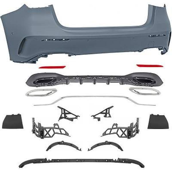 PARAURTI posteriore tuning Compatibile con Merceses classe A W177 2018-   LOOK