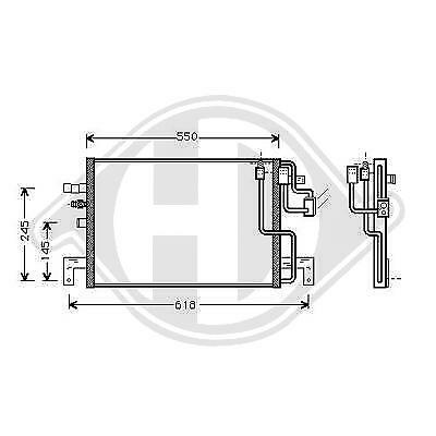 Condensatore clima 9-3 10/1999