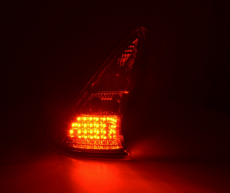 Coppia Fari Fanali Posteriori LED C4 Coupè Cromati 2004->2010 Typ. L