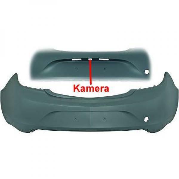 Paraurti posteriore INSIGNIA 4/5 porte berlina 13-17 verniciabile con foro