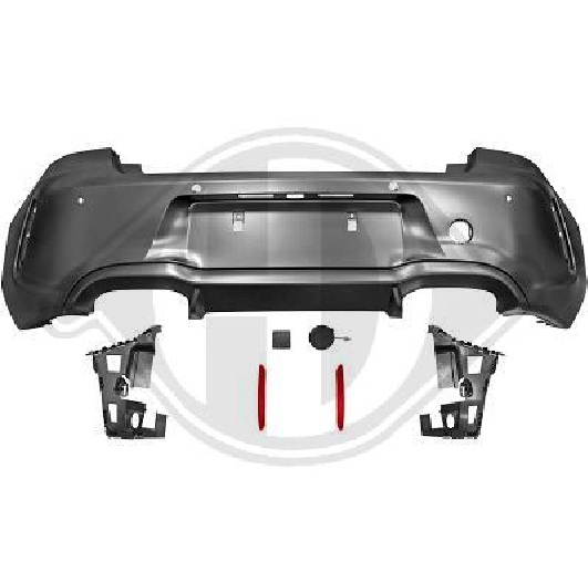Paraurti Posteriore Tuning F20 / F21 LCI 2015-2018 M2 PDC Scarico dx+sx
