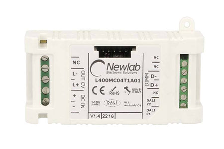 Newlab Led Dimmer PWM 12A Dimmerabile Tramite Bluetooth Pulsante N.O. 0-10V 1-1