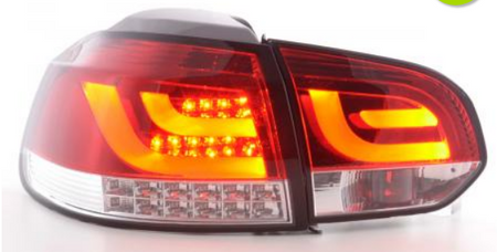 Fari posteriori a LED Light Tube Golf VI 6 08->12 Rossi LTI