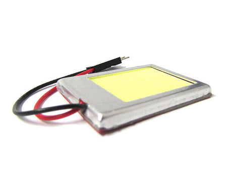 Pannello Lampada Led COB 24 Chip 12V 4,8W 38X27mm Siluro T11 Regolabile T10 W5W