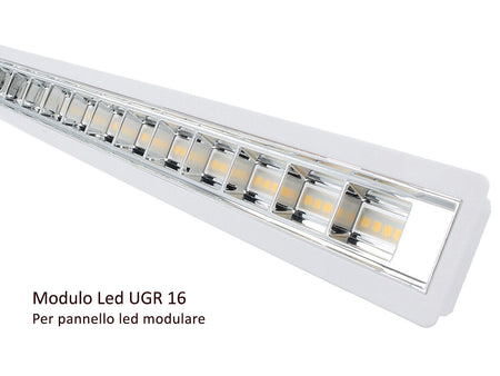Modulo Led UGR 16 Bianco Caldo 2700K 15W 30-40V 400mA 150LM/W Per Pannello Led