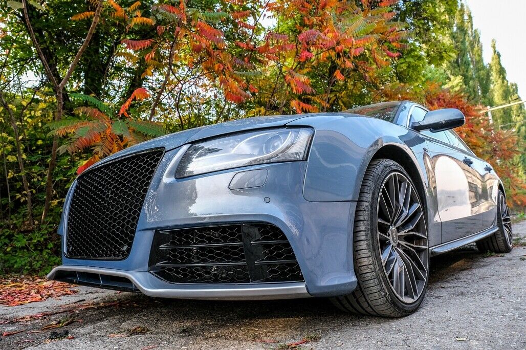 Paraurti Anteriore TUNING A5 8T 2007-2011 (Look RS5) con PDC/SRA in abs