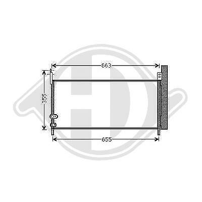 Condensatore clima PRIUS 05/2009