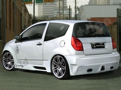 Paraurti posteriore PROTOS 'ALLARGATO' C2 VTS/VTR 2003->