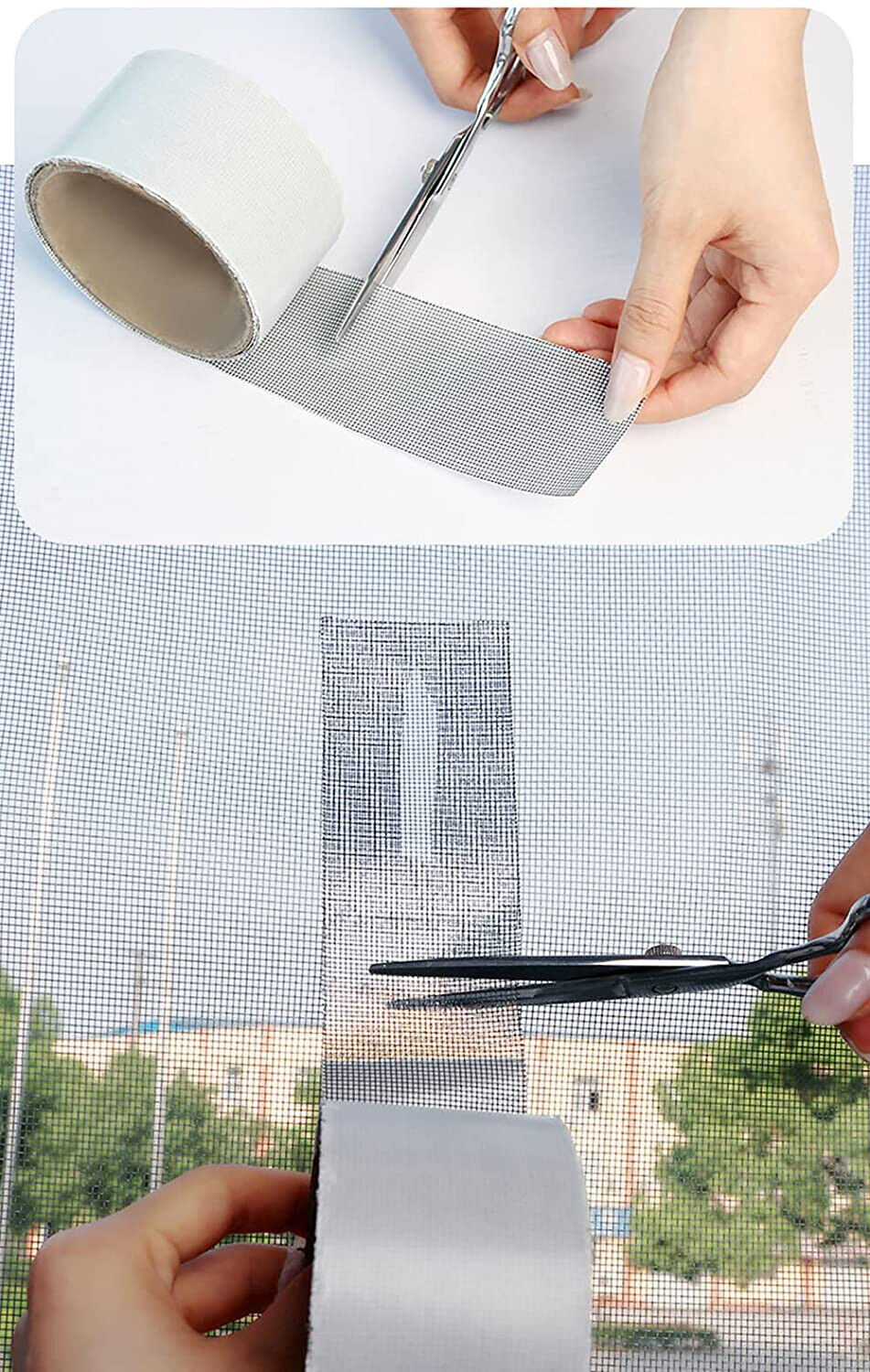 Nastro Ripara Zanzariere Adesivo 5X200cm Bianco <ul><li>Il è un prodotto utile