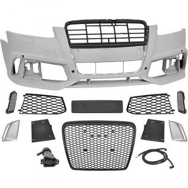 PARAURTI SPORTIVO ANTERIORE. A6, 04-11 LOOK RACING,