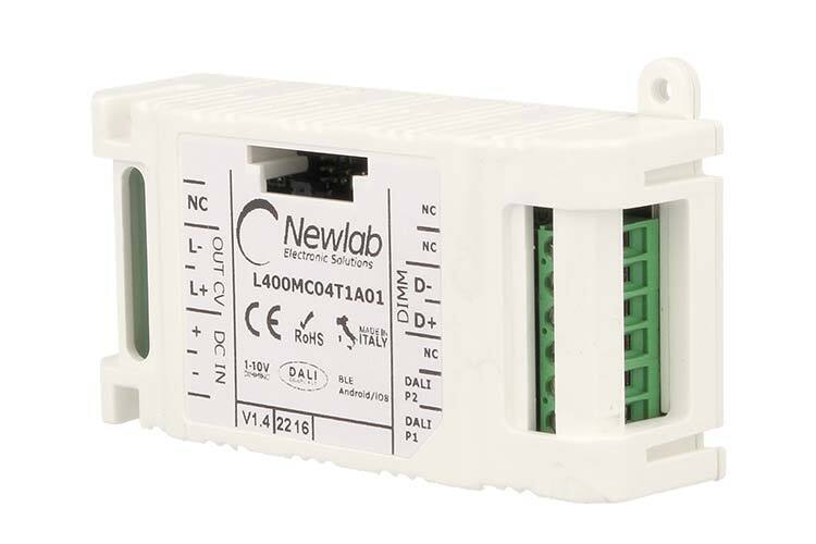 Newlab Led Dimmer PWM 12A Dimmerabile Tramite Bluetooth Pulsante N.O. 0-10V
