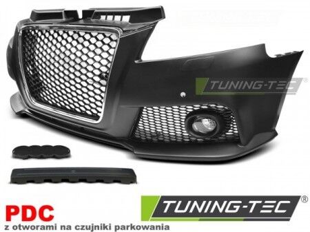 Paraurti Tuning A3 08-12 RS STYLE Cromato Nero