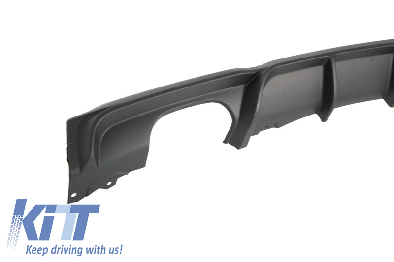 Paraurti posteriore Spoiler Valance diffusore singola / doppia uscita