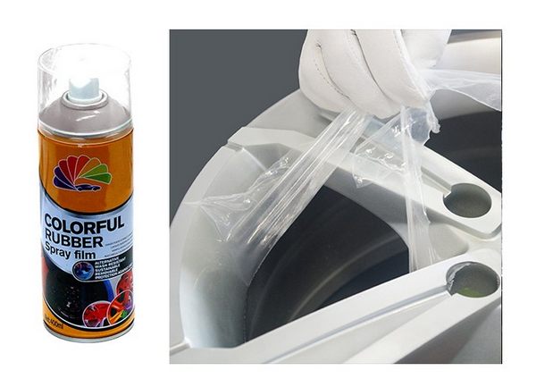 Pellicola SPRAY Adesiva Removibile (tipo plast dip) Vernice Wrap GRIGIO 400ml