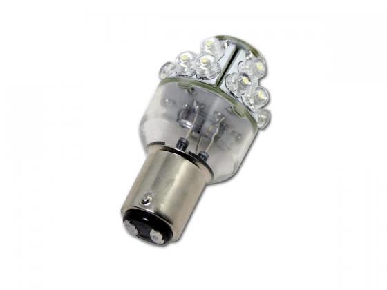 LED Bulb with 15 LEDs MOD. 1157 color red 12V