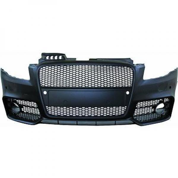 Paraurti anteriore sportivo TUNING A4 04-07 incluse griglie come in foto