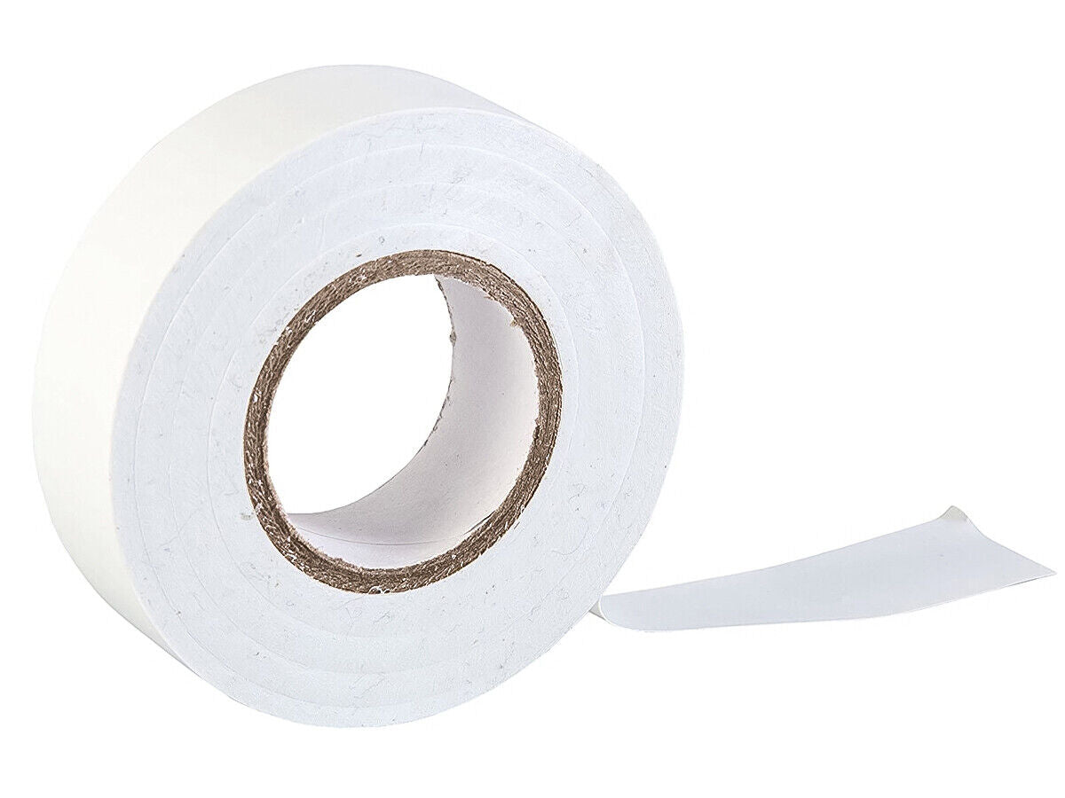 Nastro Isolante Elettrico in PVC 18mm X 20m Bianco <ul><li>Realizzata è Grado