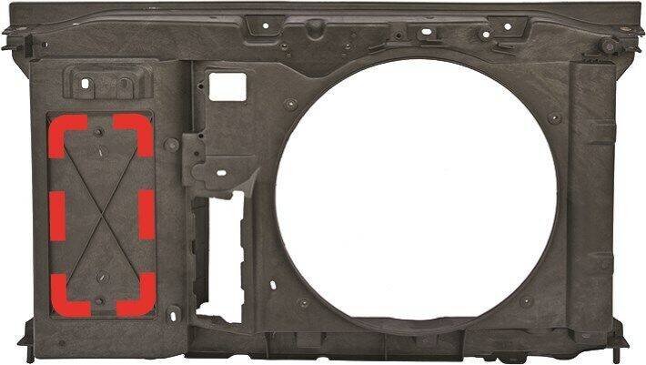 Ossatura frontale maschera 308 3008 08- esclusa 100kw Hdi
