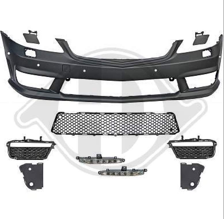 Paraurti anteriore TUNING AMG S65 ClasseS W221 05-11 lav sens diurna