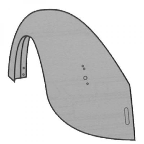 PARAFANGO COMPATIBILE CON VW KAFER BEETLE POSTERIORE SINISTRO, 54-67