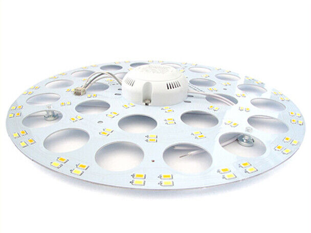 Piastra Led Plates 24W 220V 275mm Cambia Colore Con Interruttore Bianco Freddo
