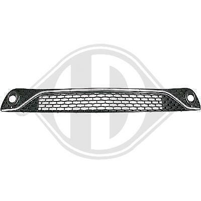 Griglia paraurti centrale YPSILON 2015- per nero Listello cromato 735