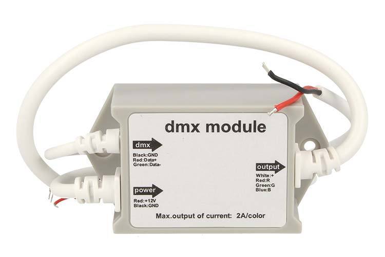 Modulo DMX Converter PWM 12V 2AX3 3 Canali RGB
