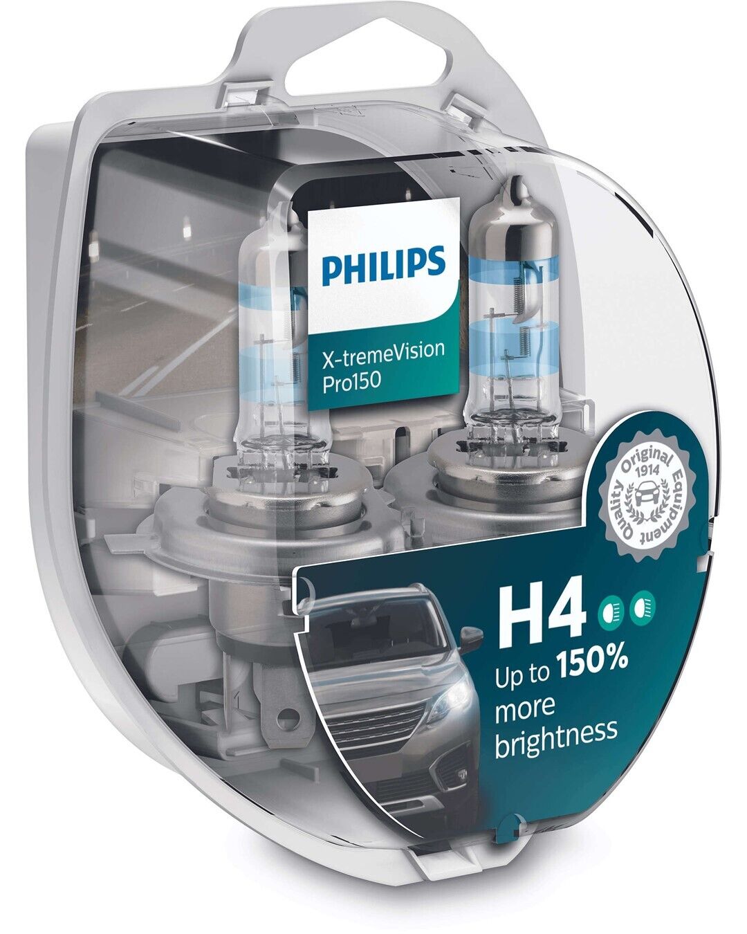 Philips X-tremeVision Pro150 H4 12342 XVP 12V 60/55W P43t-38 S2