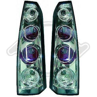 Coppia fari fanali posteriori TUNING MERIVA 03-10 cromo SET COMPLETO
