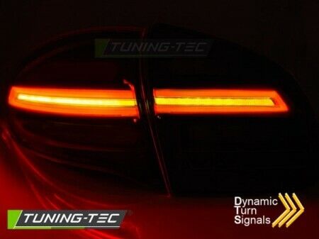 Coppia Fari Fanali Posteriori Tuning CAYENNE 2010-2015 Neri LED freccia dinamica