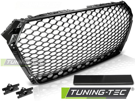 Calandra Griglia Mascherina Anteriore TUNING A4 B9 201-2019 nero lucido
