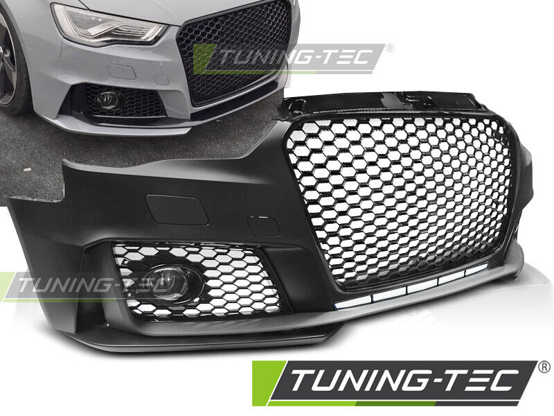 Paraurti tuning anterioreSPORT GLOSSY BLACK fits AUDI A3 12-16