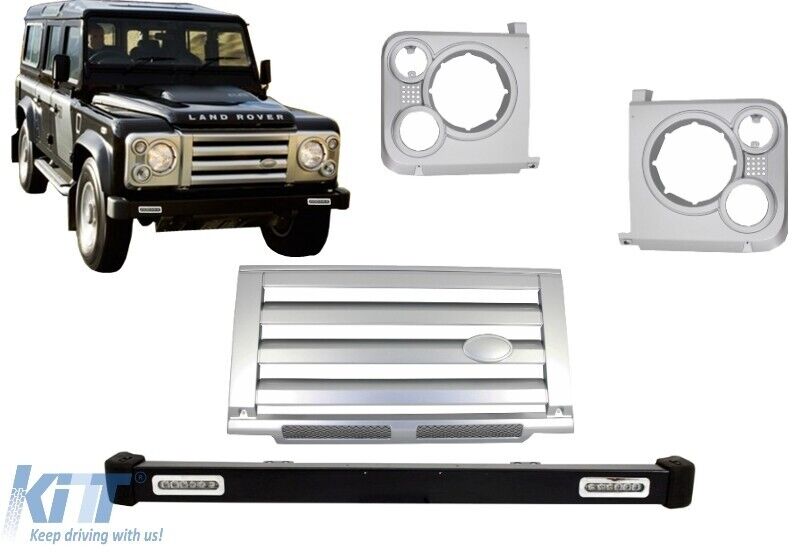 Paraurti anteriore Defender (1990-2016) con la centrale Griglia & Lig